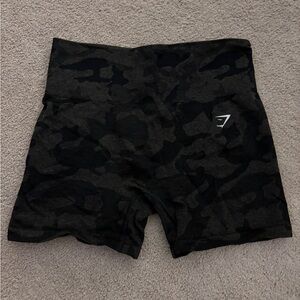 GYMSHARK Adapt Camo Seamless Ribbed Shorts 4”